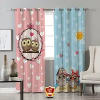 ست پرده فرش اتاق کودک جغدB113