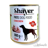 کنسرو سگ شایر طعم مرغ وزن ۸۰۰ گرم ا Shayer Canned Dog Food Chicken Flavour 800g