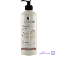 ماسک مو مغذی لویتون مدل BB Masque مخصوص موهای آسیب دیده حجم 470 میل ا Le'vitton BB Masque Hair Mask For Damaged Hair 470ml