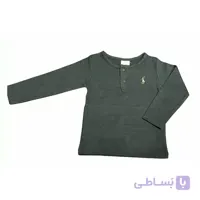 بلوز یقه دو دکمه پسرانه