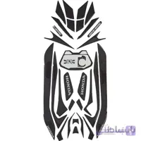 پد کامل ضدخش و ضدضربه موتور سیکلت کلیک مشکی