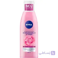 تونر شیر پاک کن گل رز نیوا Nivea rosenwasser reinigungsmilch toner