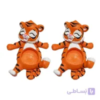 شمعدان طرح ببر بسته دو عددی