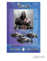 خرید اسکین برچسب برای PS4 طرح بازی God of War