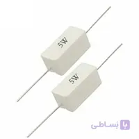 مقاومت آجری 0.1 اهم 5 وات - 5%