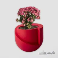 گلدان بتنی قرمز DCO56