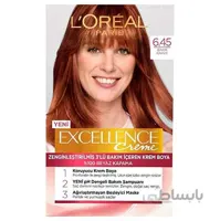 کیت رنگ مو اکسلانس لورآل شماره ۶٫۴۵ / Loreal Excellence Cream Hair Color