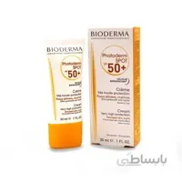 کرم ضد آفتاب ضد لک اسپات Spf50 حجم ۳۰ میلی لیتر بایودرما ا bioderma spf 50 photoderm spot cream