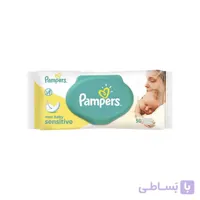 دستمال مرطوب پمپرز پوست های حساس نوزاد Pampers