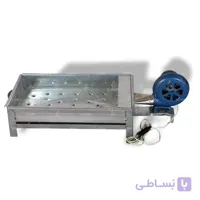 منقل فن دار برقی ( برق خانگی) ا * دارای فن برقی با قدرت مناسب * اندازه 30*50 * مناسب برای استفاده در بالکن و حیاط *دارای سینی خاکستر *جنس بدنه : گالوانیزه ضد زنگ