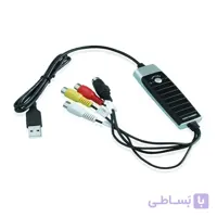 کارت کپچر USB 2.0 به AV و S-Video سازگار با ویندوز 10 فرانت FN-U2C122 ا Faranet USB 2.0 AV & S-Video Grabber, Windows Support Without Button / FN-U2C122