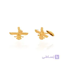 دکمه سر دست طلا طرح فروهر کد MO908