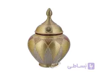 قندان مس و خاتم VIP مدل سیبی آقاجانی
