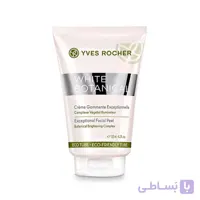 کرم لایه بردار وضدلک ایوروشه مدل white botanical حجم 125 میلی لیتر ا yves rocher creme exceptional facial peel model white botonical 125ml