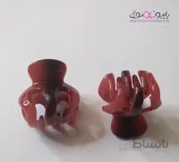 کلیپس مو قهوه ای کوچک