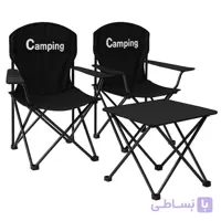 میز و صندلی سفری  تاشو 2 نفره مدل CAMPING s1 مجموعه 3 عددی