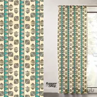 پرده طرح مدرن هندسی