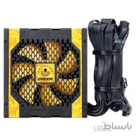 منبع تغذیه کامپیوتر گرین مدل GP650A UK Plus