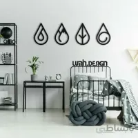تابلو چوبی چهار عنصر