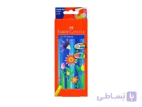 پاستل روغنی 12 رنگ فابر کاستل مدل رنگین کمان