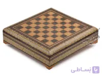 شطرنج خاتم کاری شده مدل جعبه ای