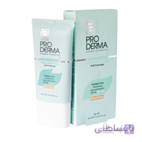 کرم مرطوب کننده رنگی SPF40 بژ طبیعی پوست معمولی و حساس پرودرما ا Roseavest Natural Beige Cream PRODERMA
