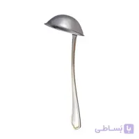 ملاقه سوپ بزرگ ناب استیل مدل ونیز (دور طلا)