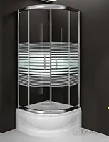 دور دوشی - پارتیشن دوش شاینی وارداتی ترکیه مدل T-NSC043 ا ابعاد:100x100x195 سانتی متر