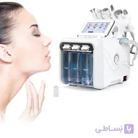 هیدرافیشیال 6 کاره موتور سنگین گرید A پلاس کره ای اورجینال 6in1 Hydra Facial Water Dermabrasion