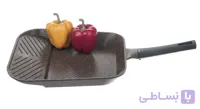 تابه گریل چدن گرانیت کاندید قهوه ای