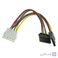 کابل تبدیل برق ۴ پین به دو ساتا مدل TKC