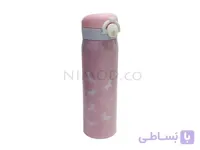 فلاسک اب Unicorn رنگ صورتی