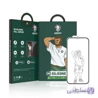 گلس و محافظ صفحه نمایش گرین مدل +Silicone مناسب گوشی موبایل اپل iPhone 12 Pro و iPhone 12 اورجینال