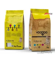 غذای خشک بچه گربه وودو (۲ کیلویی)