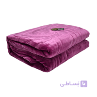 پتو ترک اکرولیک دونفره دورمینا ارغوانی