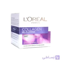 کرم آبرسان روز و پرکننده خطوط لورال کلاژن LOreal Collagen Re Plumping Cream