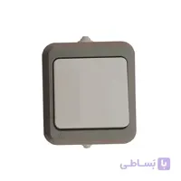 کلید تک پل روکار بارانی خیام الکتریک