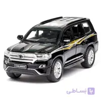 ماکت ماشین عقب کش مدل تویوتا لندکروزر مشکی کد P/CZ13A/ME