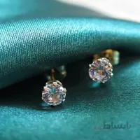 گوشواره میخی تک نگین