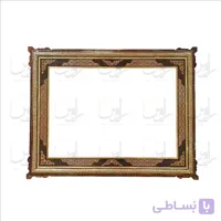 قاب خاتم کاری صلیبی شاسی دار سایز 73*93