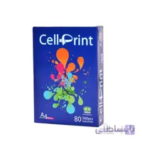 کاغذ 80 گرمی سل پرینت پلاس سایز A4 بسته 500 برگه ایی ا Cell print plus A4 paper