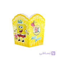 جعبه پاپ کورن تم تولد باب اسفنجی