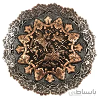 بشقاب قلمزنی سه بعدی شکارگاه ا قیمت به شرط خرید تیمی