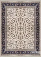 فرش ماشینی نقشه افشان کاشان طرح 1500 شانه