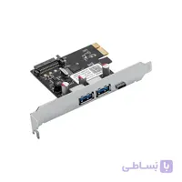 هاب یو اس بی و تایپ سی اینترنال اوریکو ORICO PNU-2A1C USB 3.0 Expansion Card