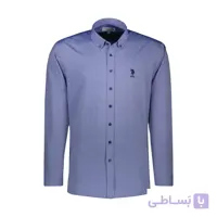 پیراهن آستین بلند مردانه یو اس پولو مدل P 700