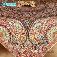 رومیزی مربع ترمه طرح پدیده کد ۸۸۱