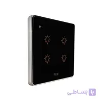 کلید لمسی هوشمند 4 پل دور کروم اف ای سی کد SW04