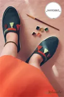 گیوه دست دوز گلدوزی شده کد 2 ا Handmade embroidery sneaker code 2