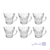 فنجان مدل لنس بسته 6 عددی